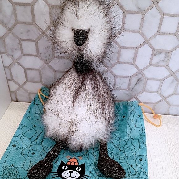 Retired (Sold Out) Brand New Jellycat London Dazzle Pom Pom Ostrich . - Picture 1 of 10